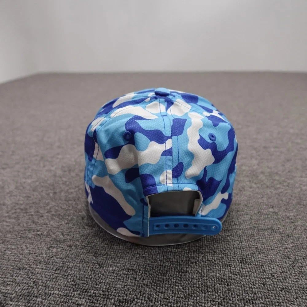 G/FORE Hat Cap Snap Back Mens One Size Blue Camo Baseball Golf Performance Logo